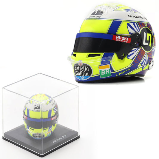 Lando Norris 2019 Season McLaren F1 Mini Helmet (1:5 Scale) Spark