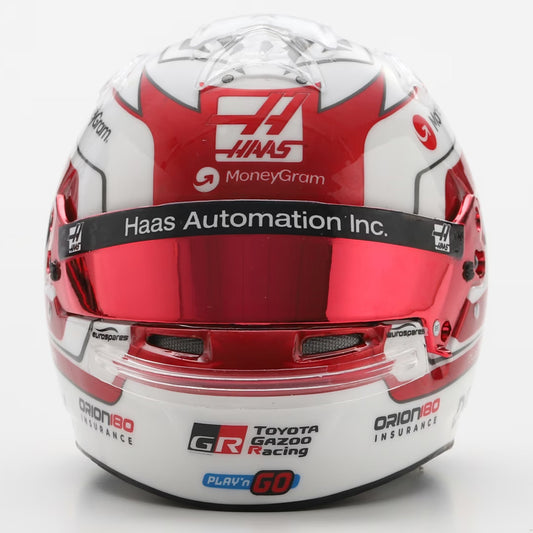 Ollie Bearman 2025 Monaco GP Haas F1 Mini Helmet (1:5 Scale) Spark