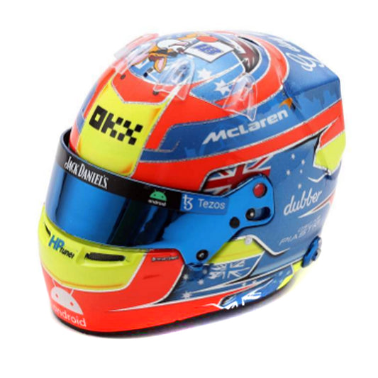 Oscar Piastri Australian GP 2023 McLaren F1 Mini Helmet (1:5 Scale) Spark