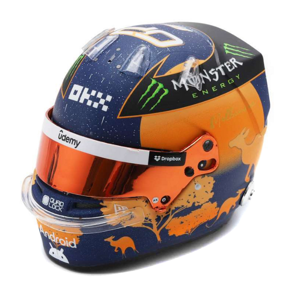 Oscar Piastri Australian GP 2024 McLaren F1 Mini Helmet (1:5) Spark