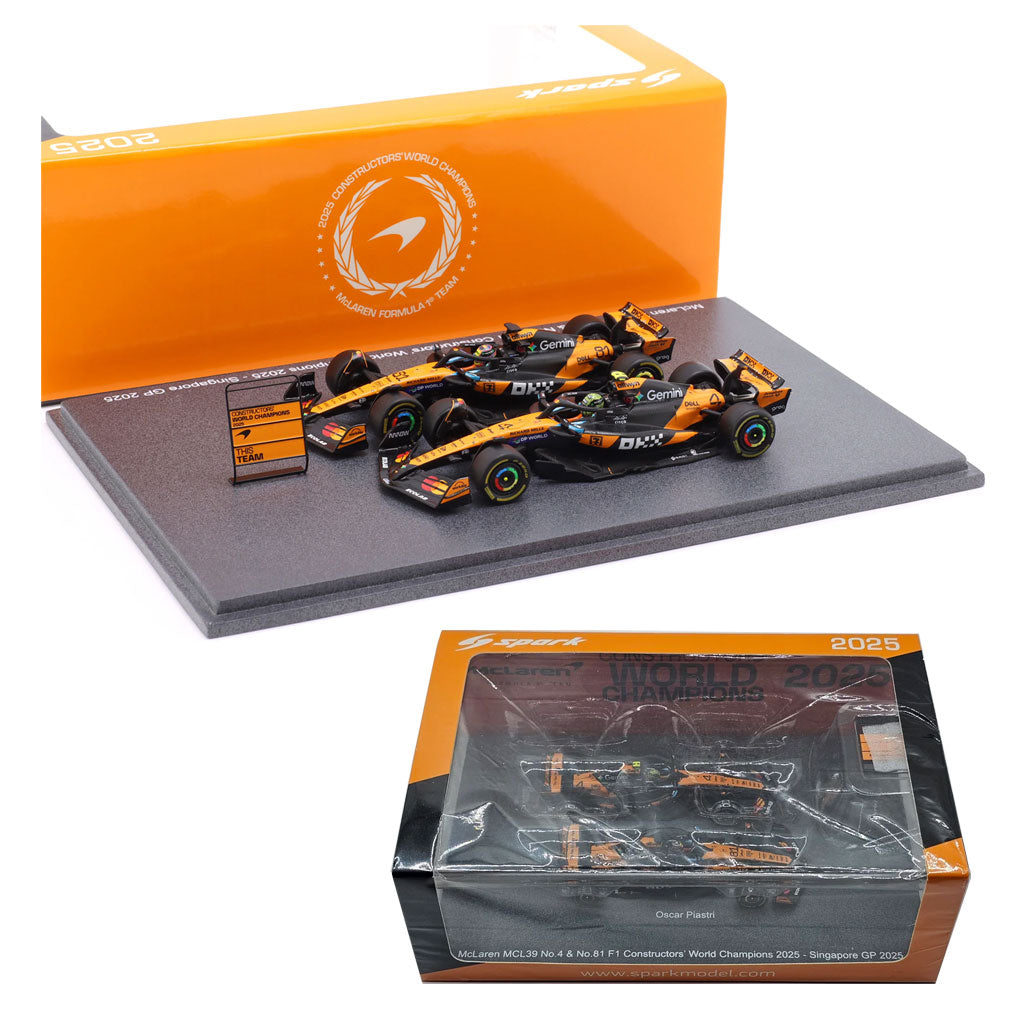 Spark McLaren MCL39 F1 Constructors Champions 2025 Set (1:64) (64S084)