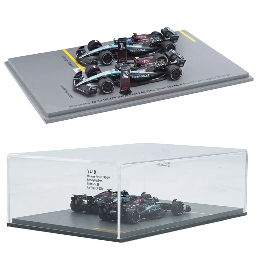 Spark Mercedes-AMG F1 W15 2024 Hamilton & Russell Team Set (1:64)