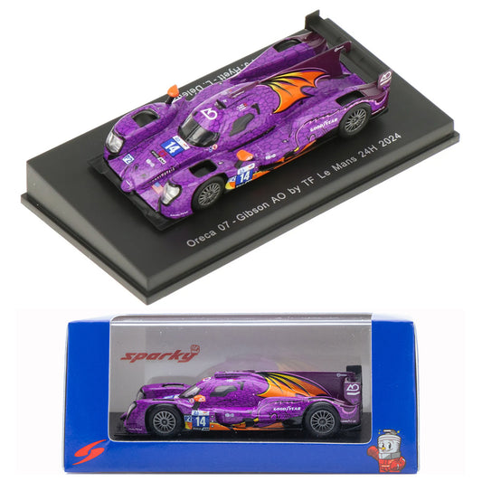 Spark Oreca 07 Gibson #14 AO Racing Le Mans 24H 2024 (1:64) (Y399)