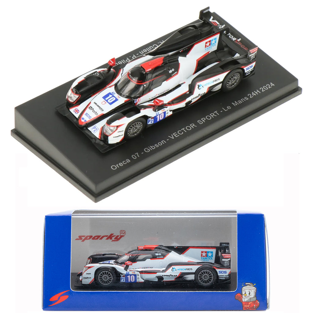 Spark Oreca 07 Gibson #10 Vector Sport Le Mans 24H 2024 (1:64) (Y394)