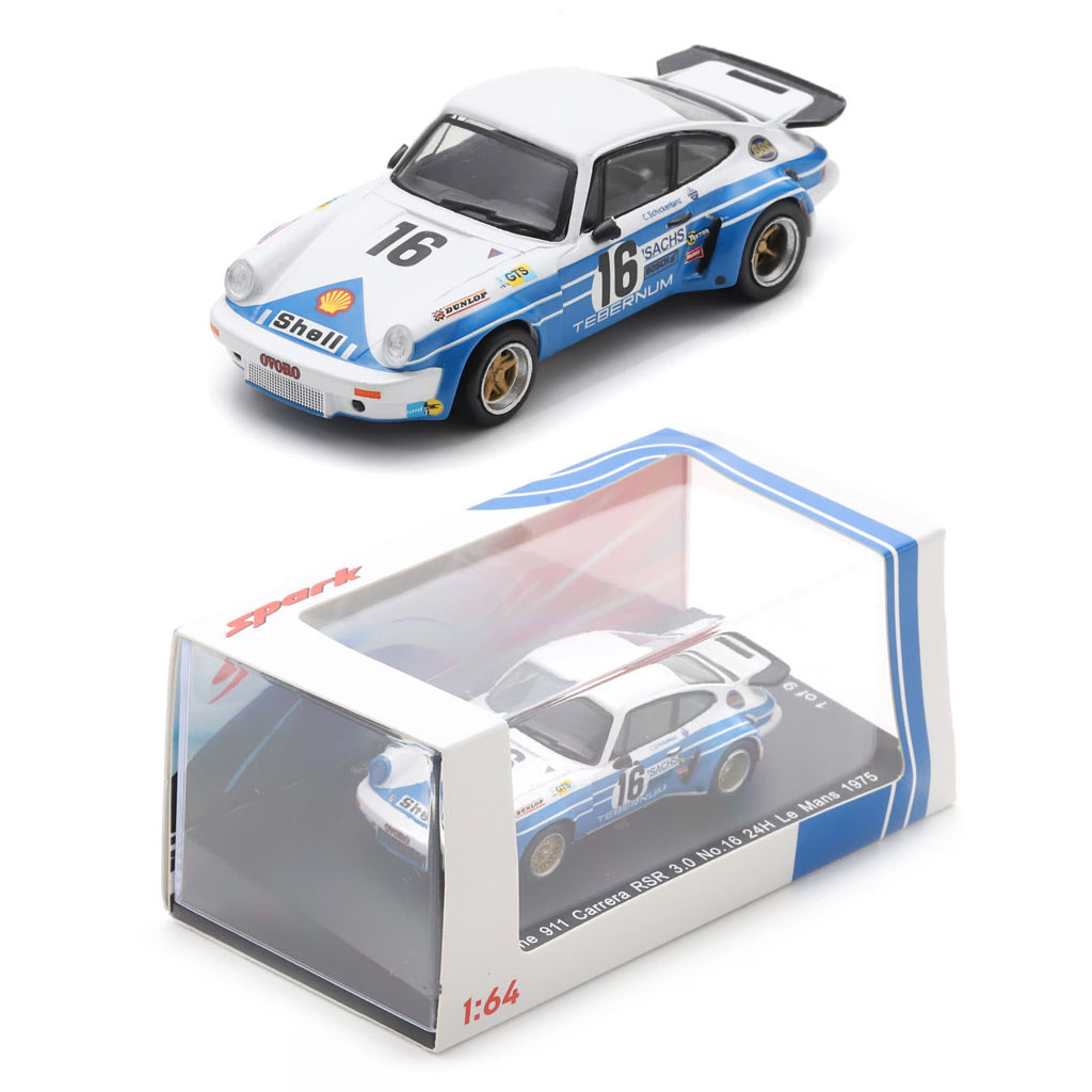 Spark Porsche 911 Carrera RSR 3.0 #16 Le Mans 24 Hours 1975 (1:64)