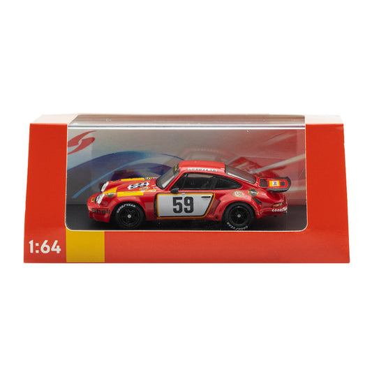 Spark Porsche 911 Carrera RSR #59 Le Mans 24 Hours 1975 (1:64 Scale)