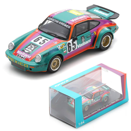 Spark Porsche 911 Carrera RSR 3.0 #65 Vaillant Le Mans 24H 1975 (1:64)