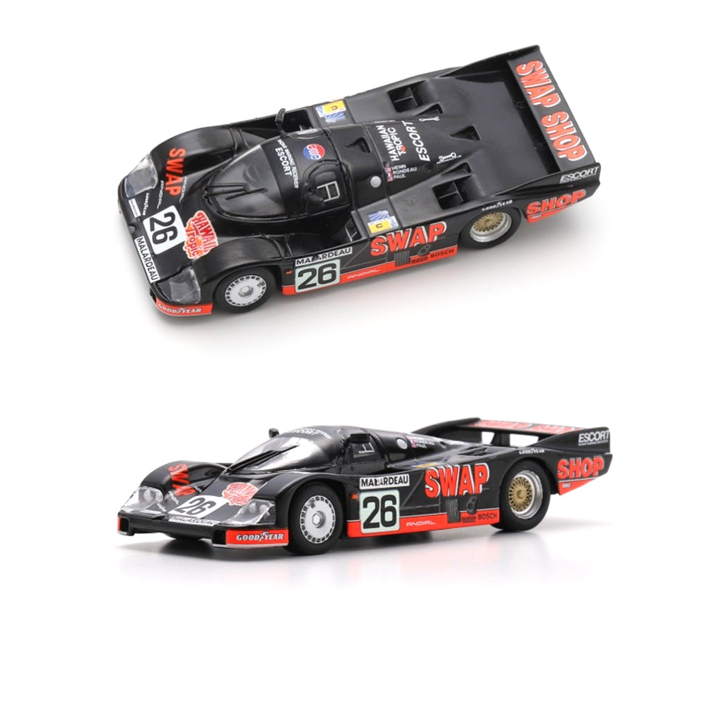 Spark Porsche 956 #26 Swap Shop 2nd Le Mans 1984 (1:64 Scale) Sparky