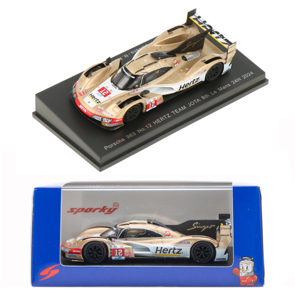Spark SP593 Porsche 963 Hertz Team Jota #12 - 24h Du Mans 2024 - 1/43 - RARE