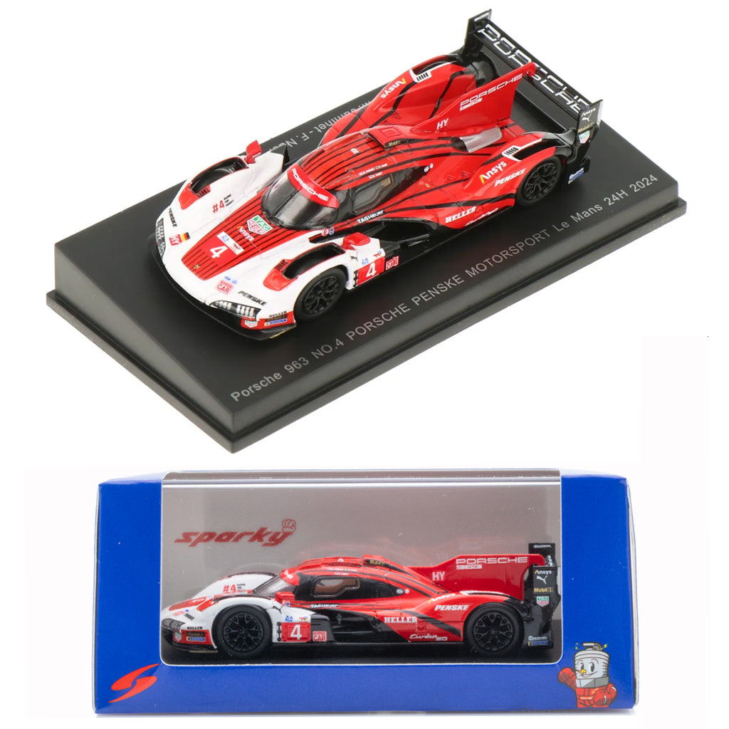Spark Porsche 963 #4 Penske Motorsport Le Mans 24H 2024 (1:64) (Y403)