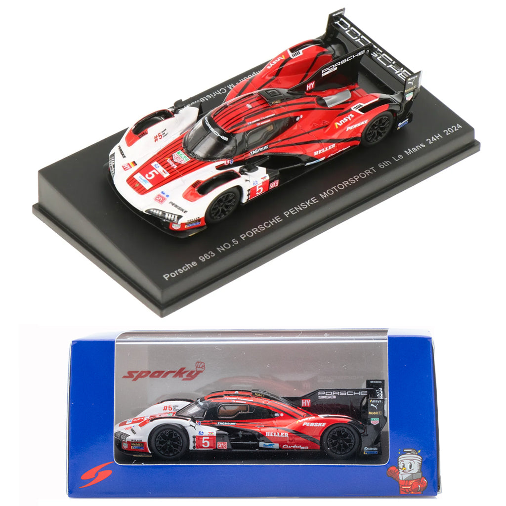 Spark Porsche 963 #5 Penske Motorsport Le Mans 24H 2024 (1:64) (Y404)