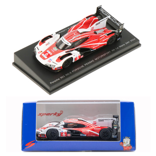 Spark Porsche 963 #6 Penske Motorsport Le Mans 24H 2024 (1:64) (Y405)
