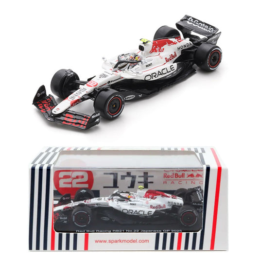 Spark Red Bull F1 RB21 2025 Japanese GP #22 Yuki Tsunoda (1:64 Scale)