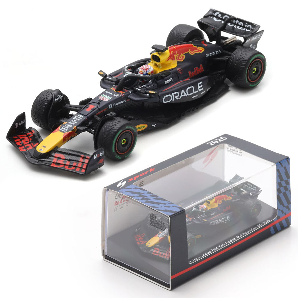 Spark Red Bull F1 RB21 2025 Australian GP #1 Verstappen (1:64) (Y424)
