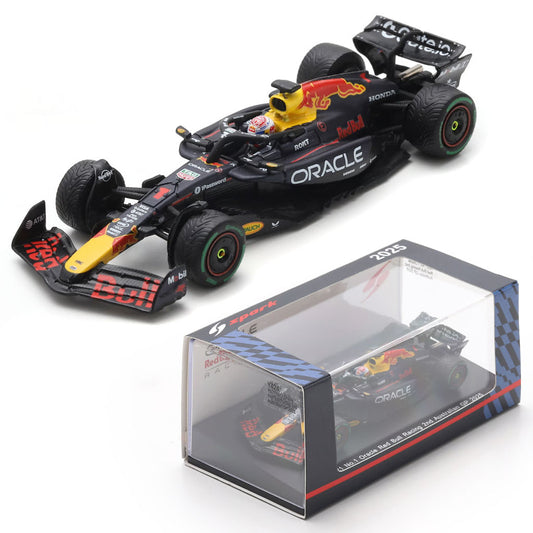 Spark Red Bull F1 RB21 2025 Australian GP #1 Verstappen (1:64) (Y424)
