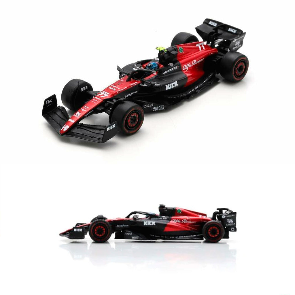 Spark Alfa Romeo F1 Team Kick C43 F1 2023 #77 Valtteri Bottas (1:64)