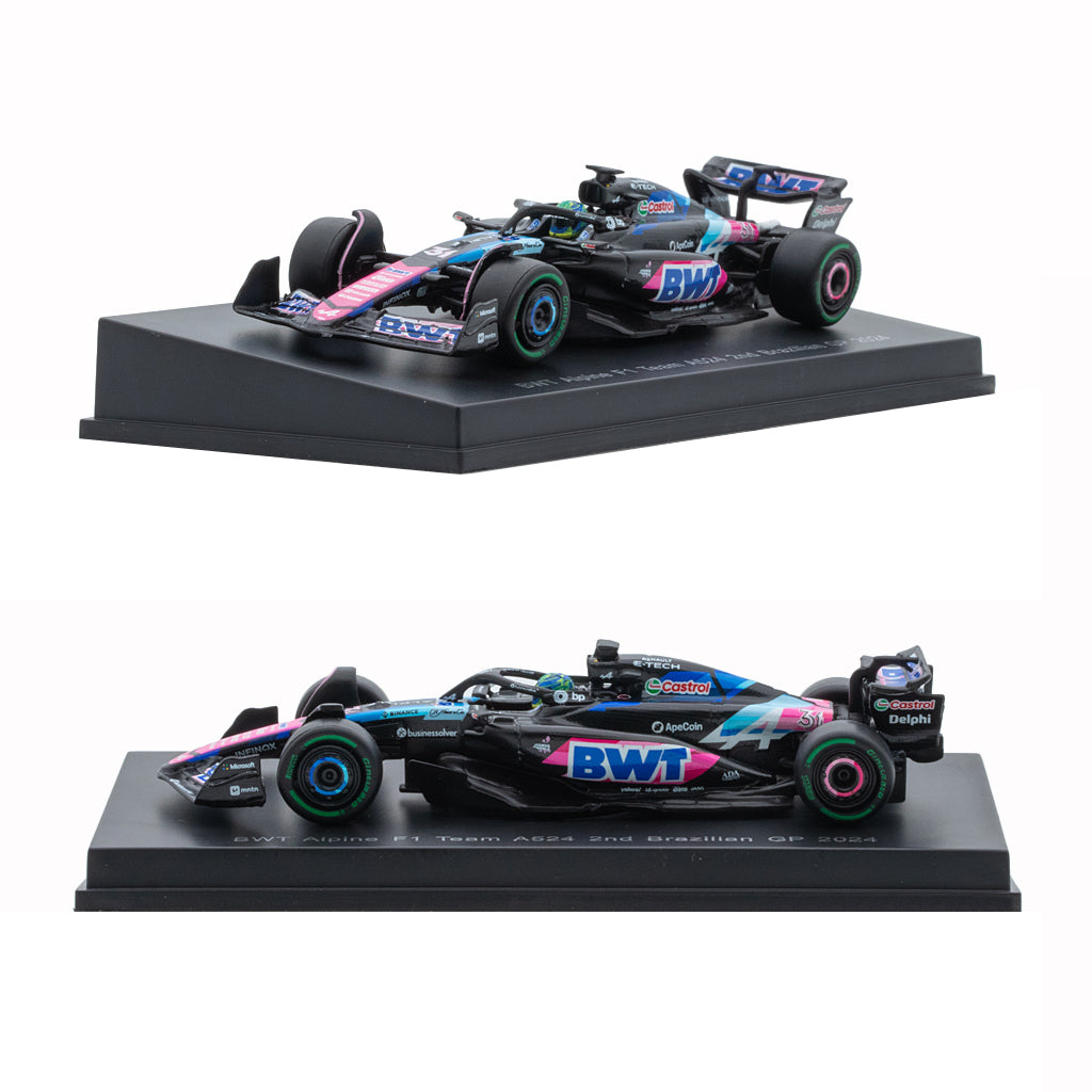 Spark Alpine A524 BWT F1 2024 Brazilian GP #31 Ocon (Y412) (1:64)