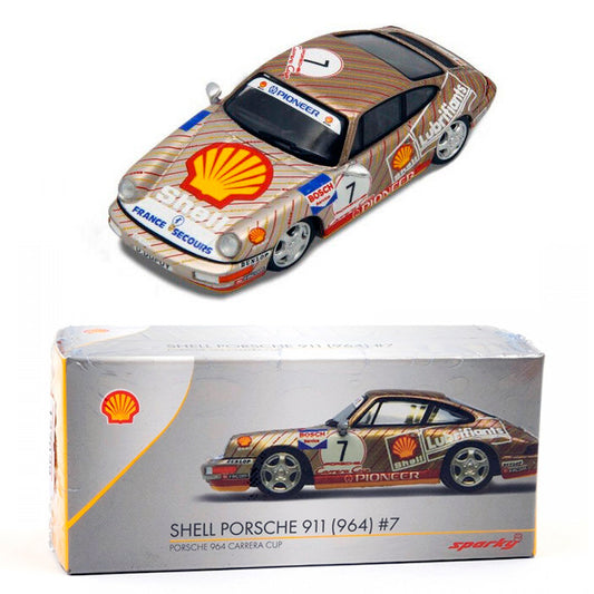 Sparky X Tiny X Shell Porsche 911 (964) #7 (1:64)