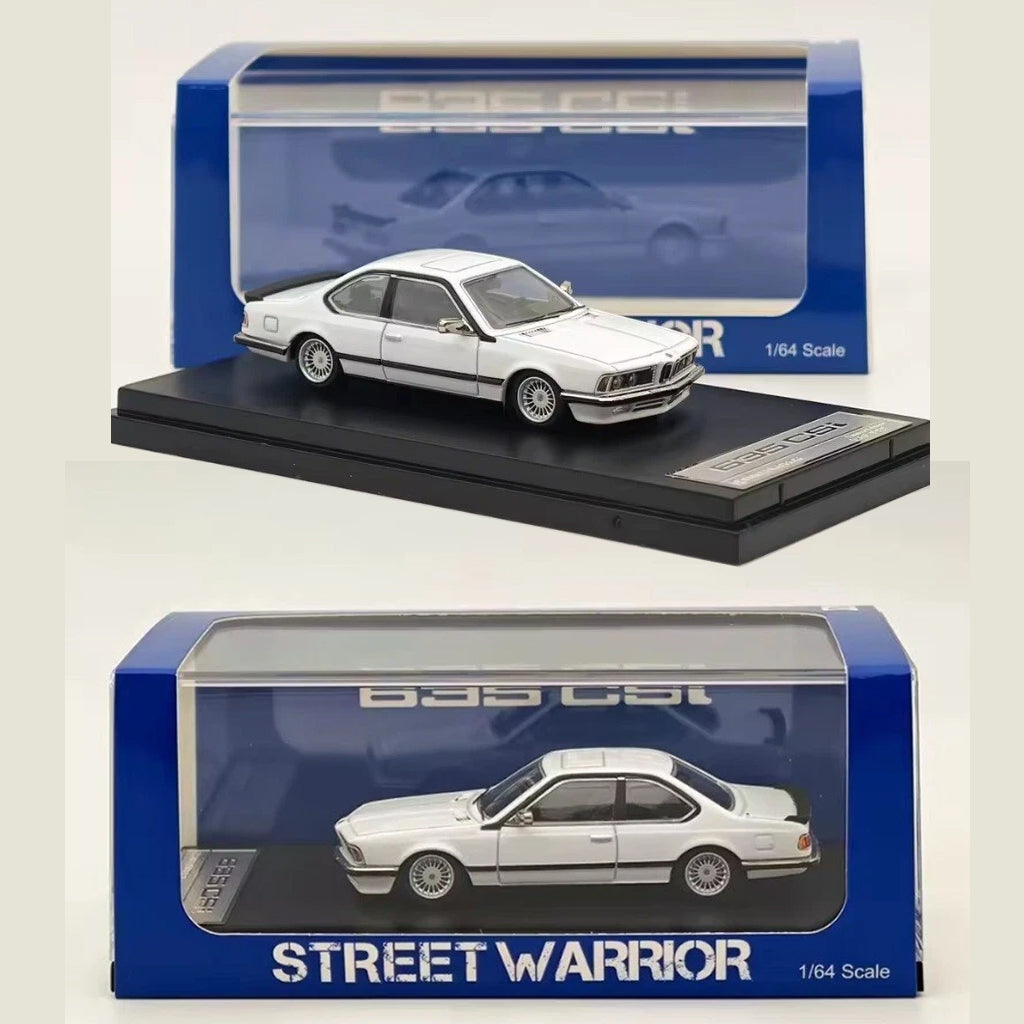 Street Warrior BMW 635 CSi E24 White (1:64 Scale)