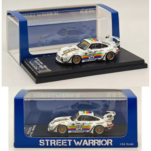 Street Warrior X Ghost Player RWB 993 Apple Livery White (1:64 Scale)