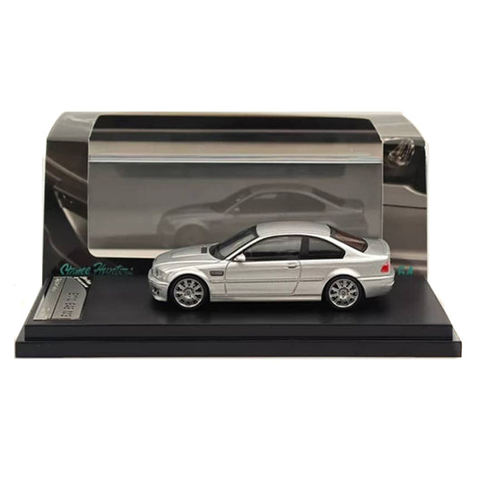 Street Weapon Stance Hunters BMW E46 M3 Silver (1:64 Scale)