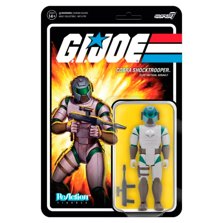 Super7 ReAction Figures - GI Joe Cobra Shocktrooper (Rifle A)