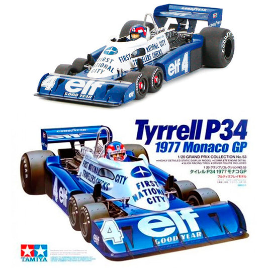 Tamiya Tyrrell P34 1977 Monaco GP Plastic Model Kit (1/20)