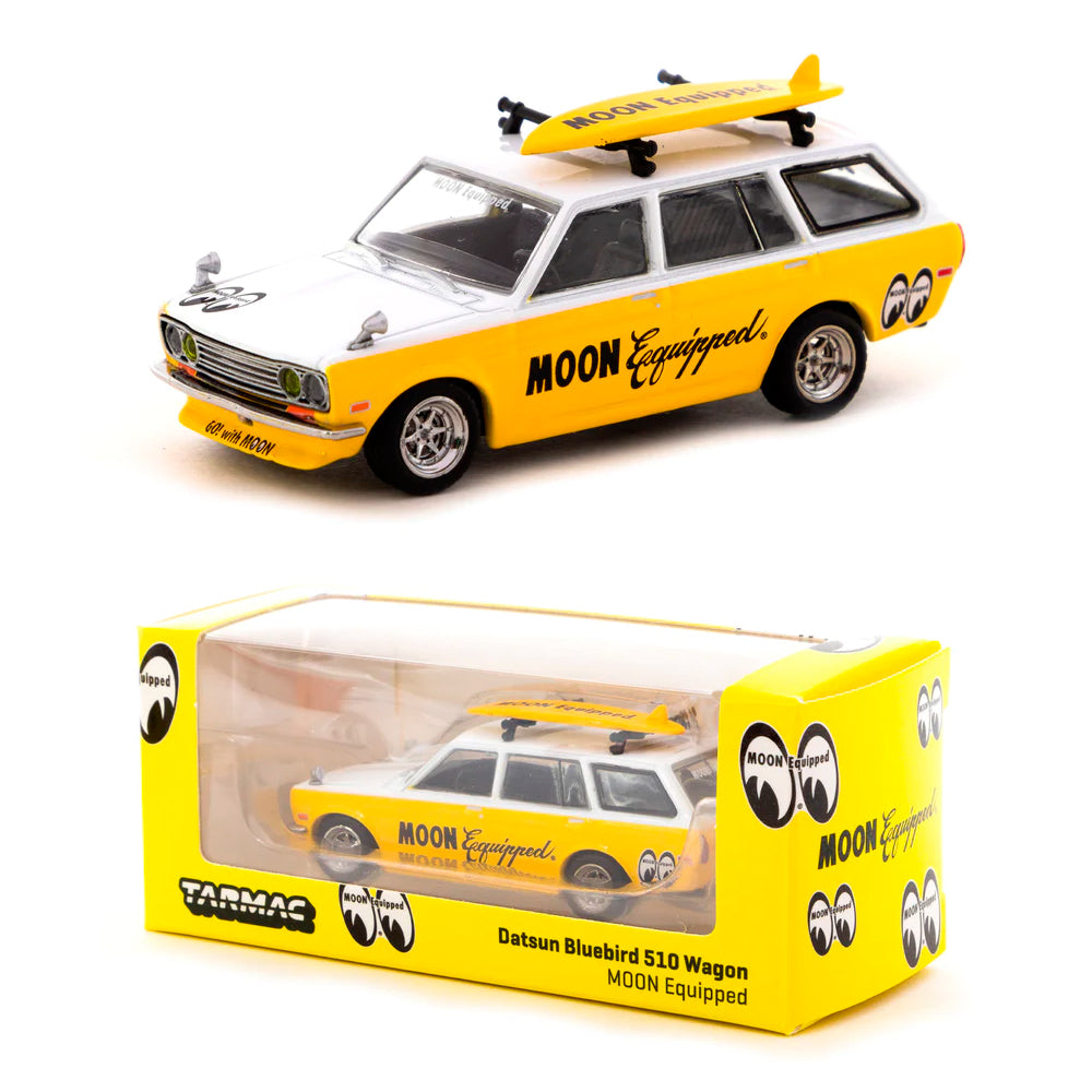 Tarmac Works Datsun Bluebird 510 Wagon Moon Equipped (1/64)