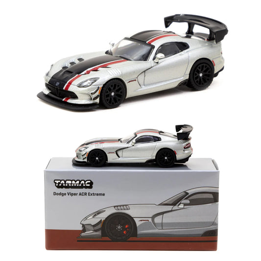 Tarmac Works Dodge Viper ACR Extreme Silver Metallic (1:64)