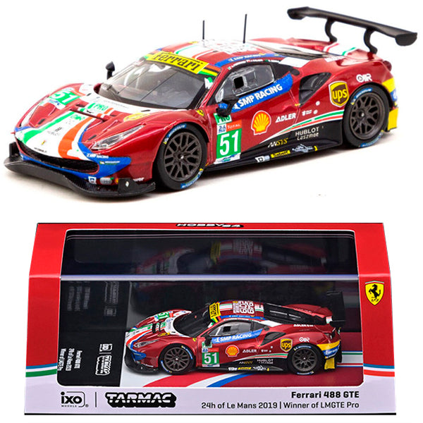 Tarmac Works Ferrari 488 GTE Le Mans 24H 2019 LMGTE Pro Winner (1/64)