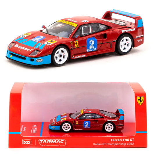 Tarmac Works Ferrari F40 GT #2 Italian GT 1992 (1/64)