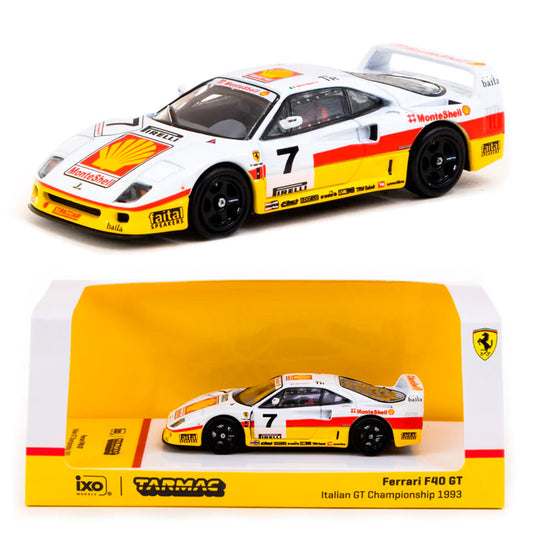 Tarmac Ferrari F40 GT #7 Italian GT Championship 1993 (1:64)