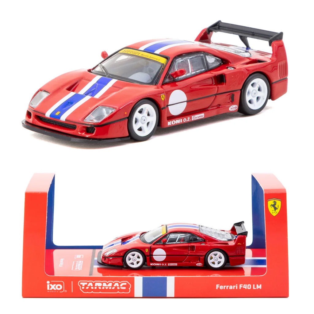 Tarmac Works X IXO Models Ferrari F40 LM Red (1:64 Scale)