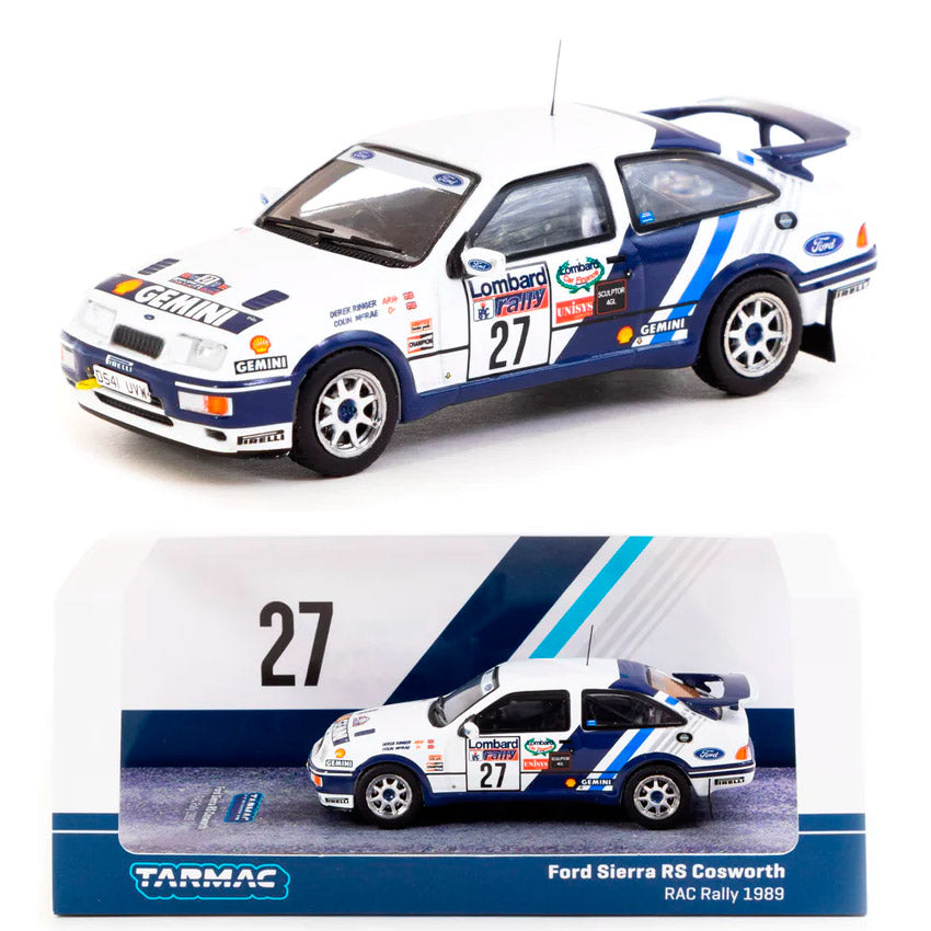 Tarmac Works Ford Sierra RS Cosworth #27 Colin McRae RAC Rally 1989 (1/64)