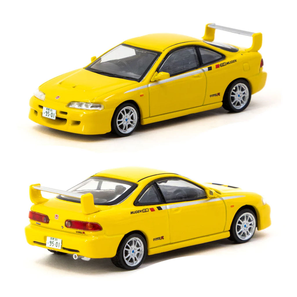 Tarmac Honda Integra Type R DC2 Mugen Sunlight Yellow (1:64 Scale)