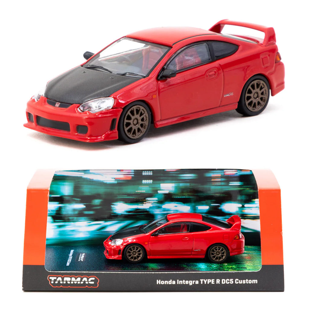 Tarmac Works Honda Integra Type R DC5 Custom Red (1:64 Scale)