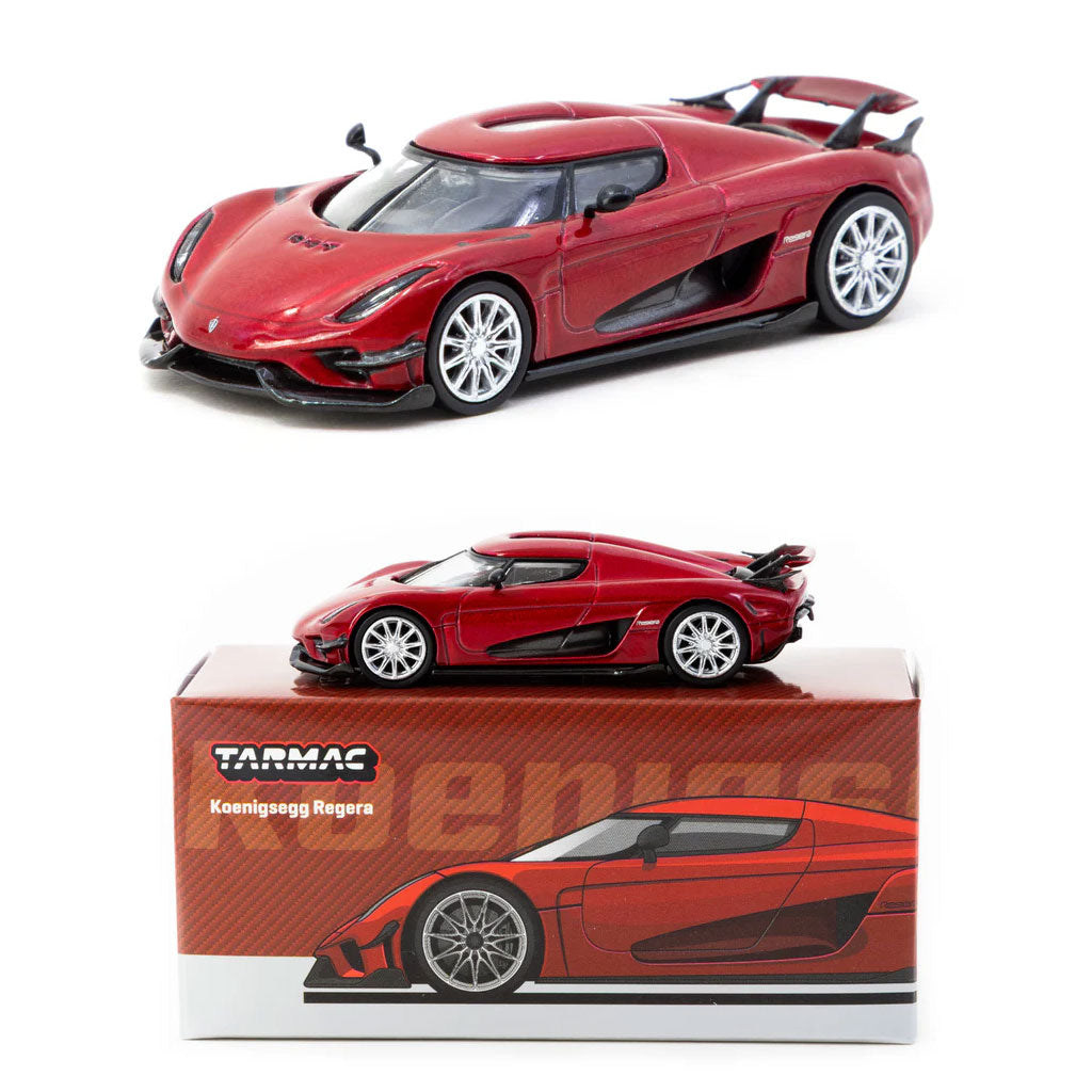 Tarmac Works Koenigsegg Regera Light Red Metallic (1:64 Scale)