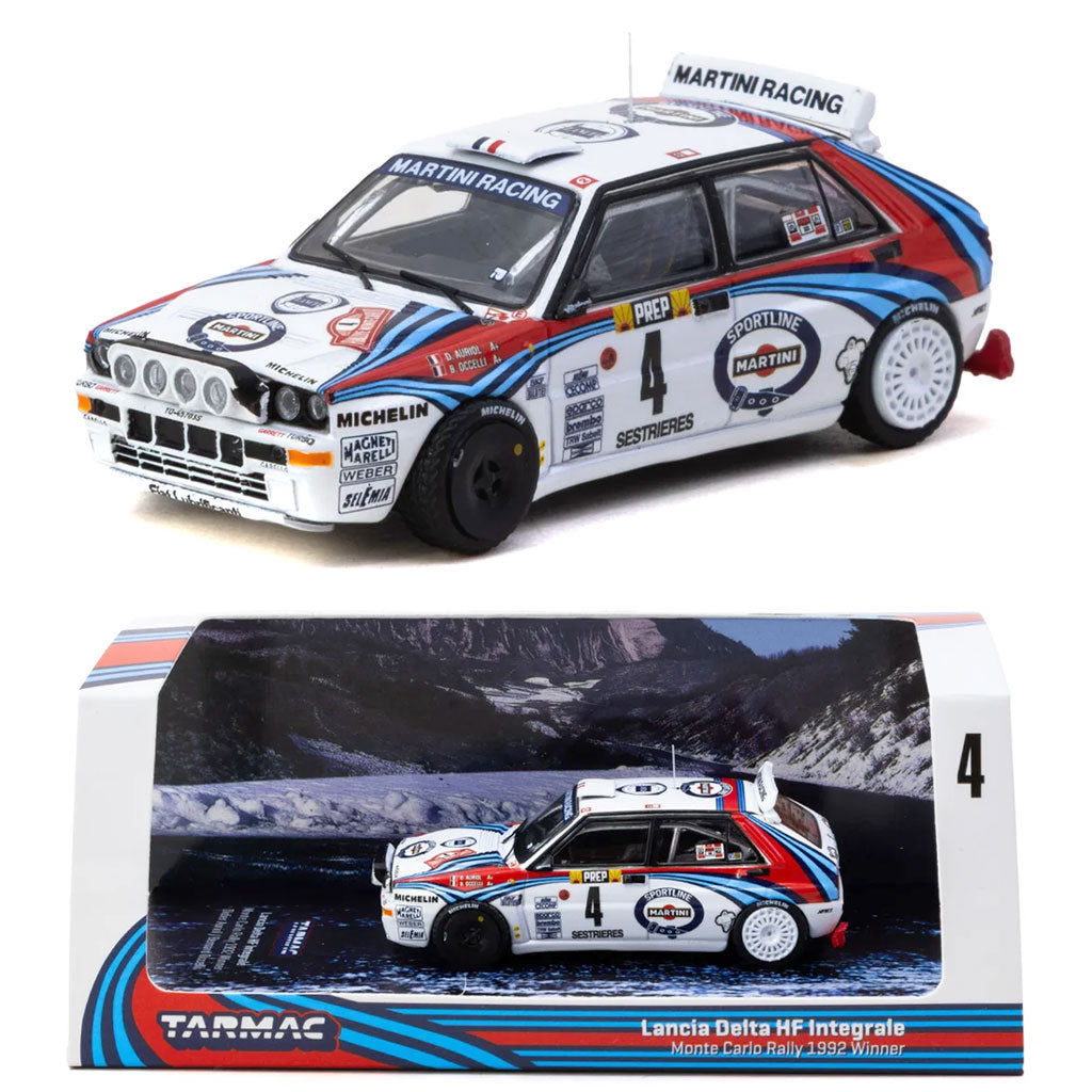Tarmac Works Lancia Delta HF Integrale 1992 Monte Carlo Rally (1:64)