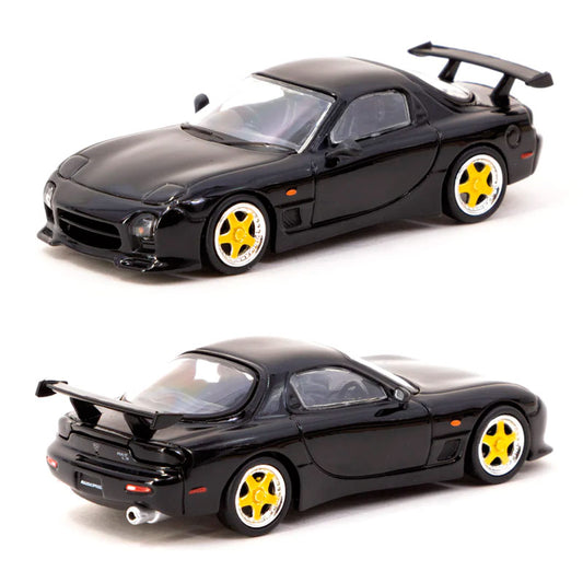 Tarmac Mazda RX-7 FD3S Mazdaspeed A-Spec Black (1:64)