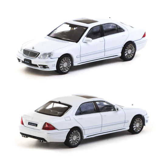Tarmac Works Mercedes-Benz S-Class Wald Alabaster White (1:64 Scale)