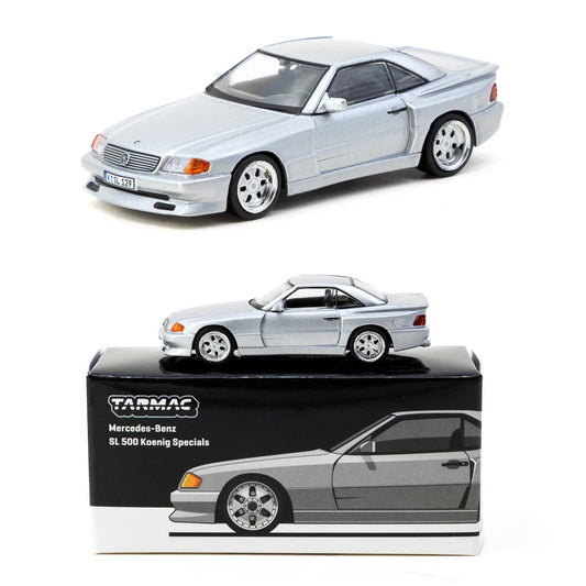 Tarmac Works Mercedes-Benz SL 500 Koenig Specials Silver (1:64)