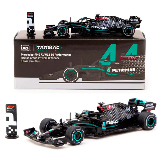 Tarmac Mercedes-AMG F1 W11 British GP 2020 Hamilton #44 (1:64)