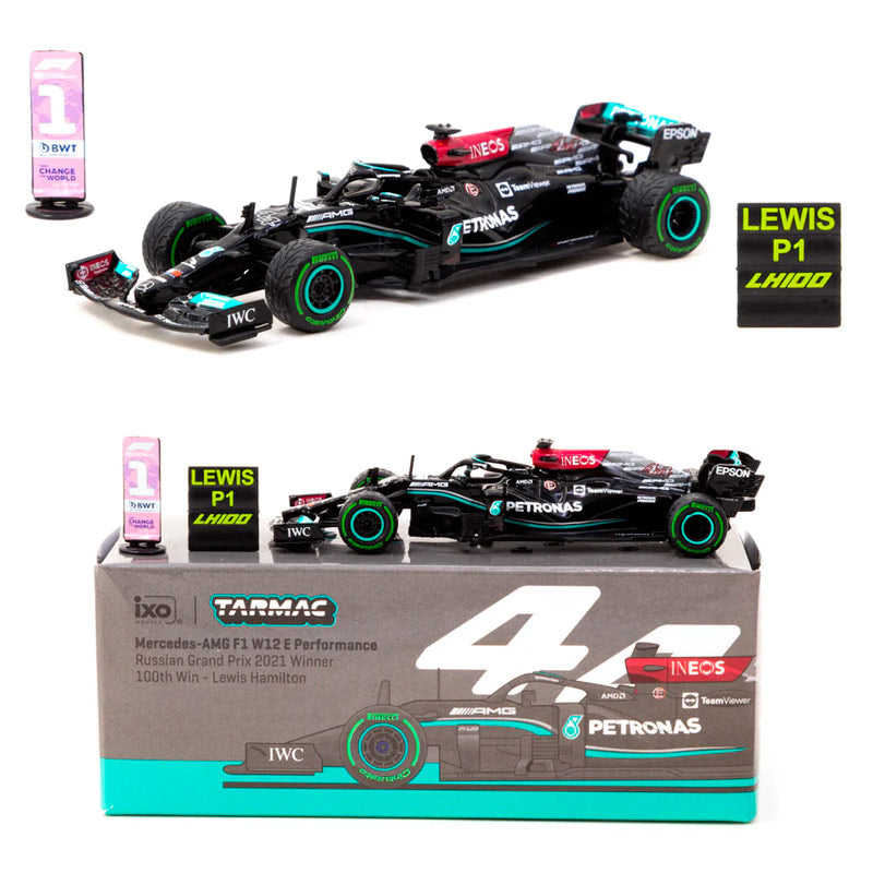 Tarmac Mercedes-AMG F1 W12 Russian GP 2021 Hamilton #44 (1:64)