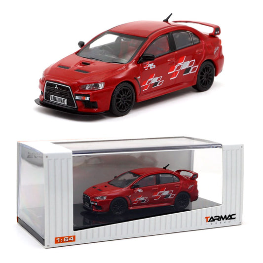 Tarmac Mitsubishi Lancer Evo X Ralliart Red (1:64) (Case Scratched)