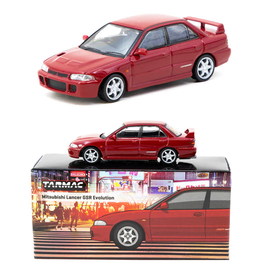 Tarmac Works Mitsubishi Lancer GSR Evolution Red (1:64)