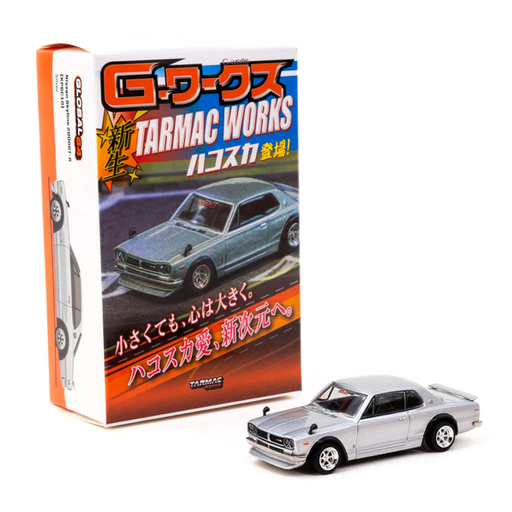 Tarmac Works Nissan Skyline 2000GT-R (KPGC10) Silver (1:64)