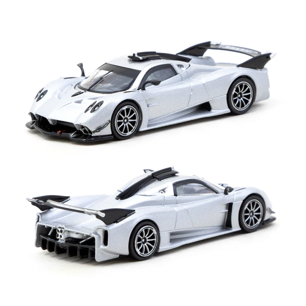 Tarmac Works Pagani Huayra R Satin Silver (1:64 Scale)