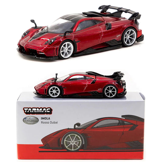 Tarmac Works Pagani Imola Rosso Dubai Red (1:64 Scale)