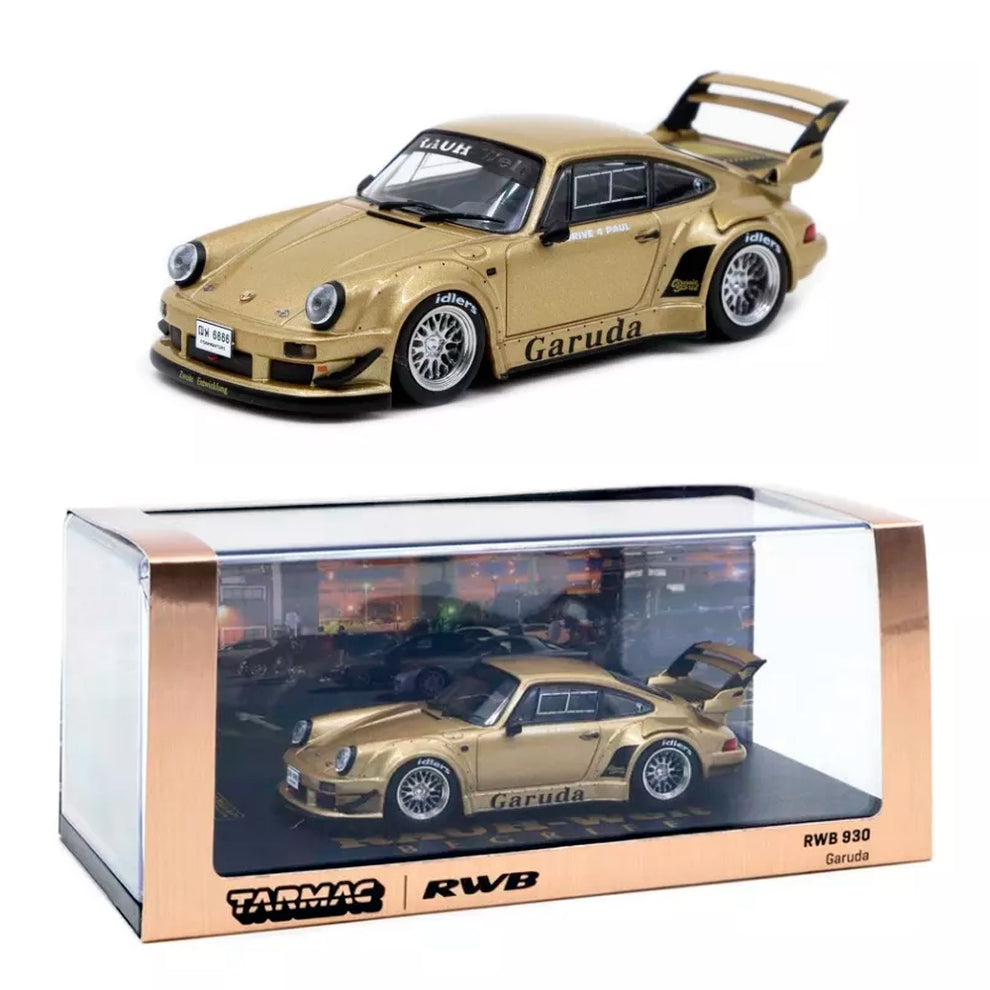 Model Model Rwb 930 Tarmac Porsche RWB 930 Garuda Gold (1/43) – AGR Models