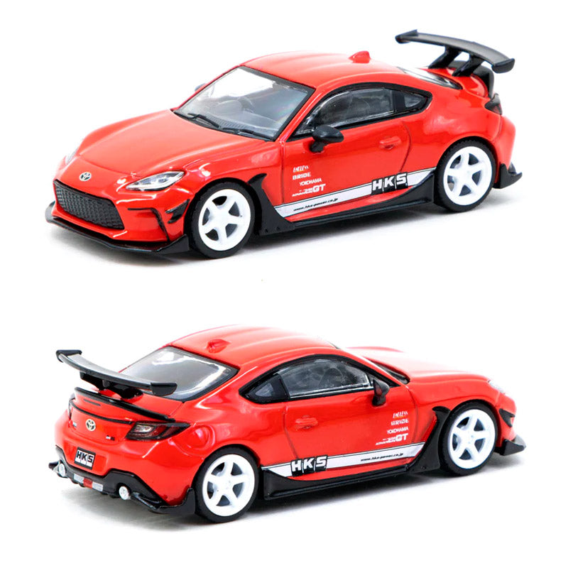 Tarmac Works HKS Toyota GR86 Red (1/64)